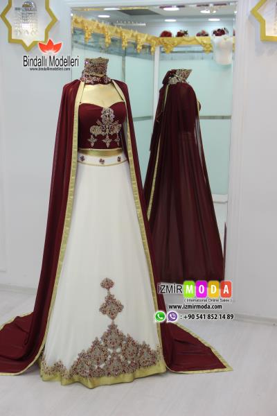 Pelerinli Kaftan-T3510