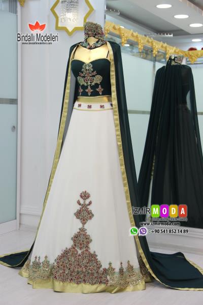Pelerinli Kaftan-T3509