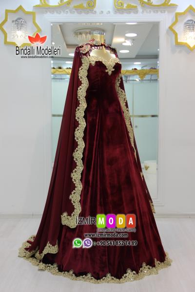 Pelerinli Kaftan-T3507